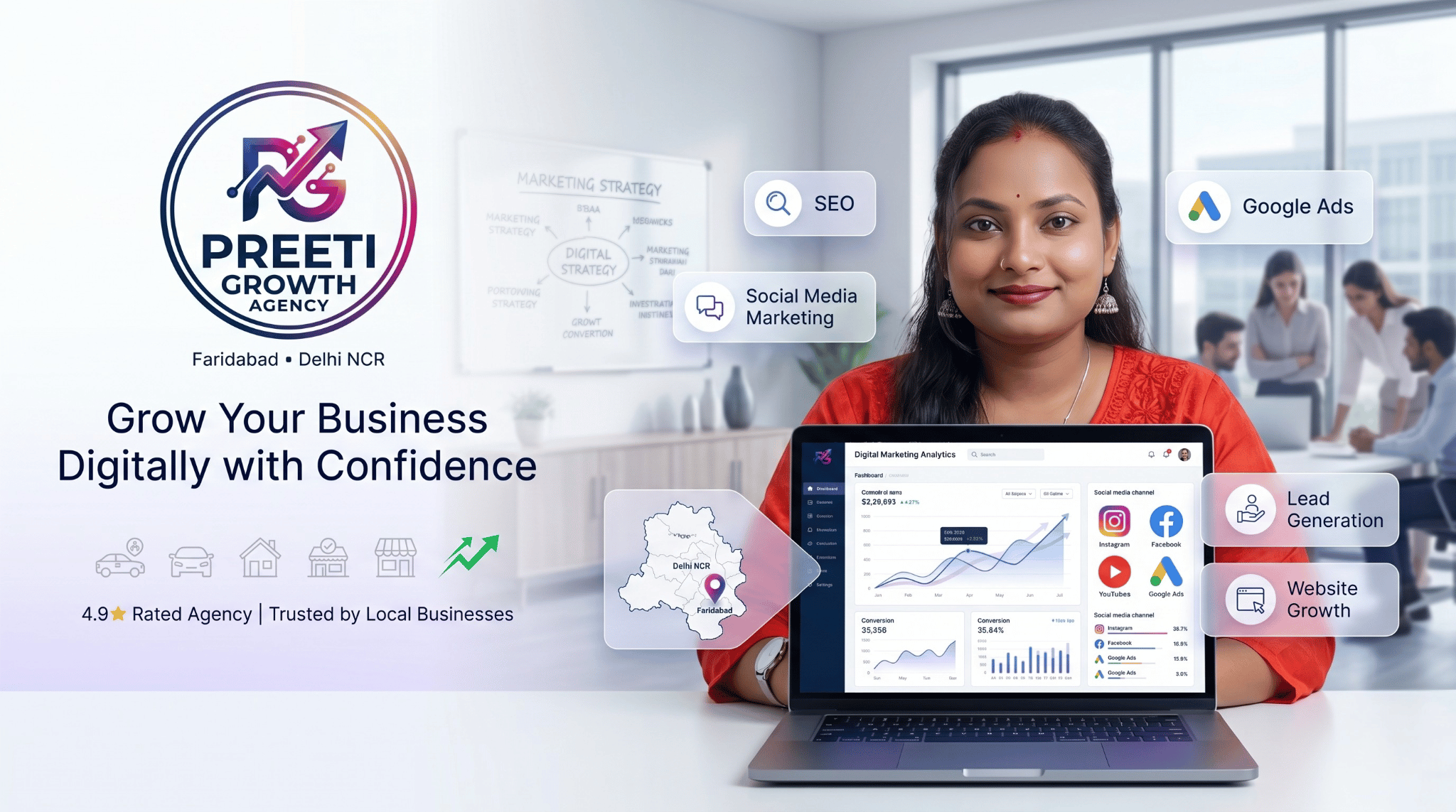 Preeti Founder, Digital Marketing Expert Faridabad
